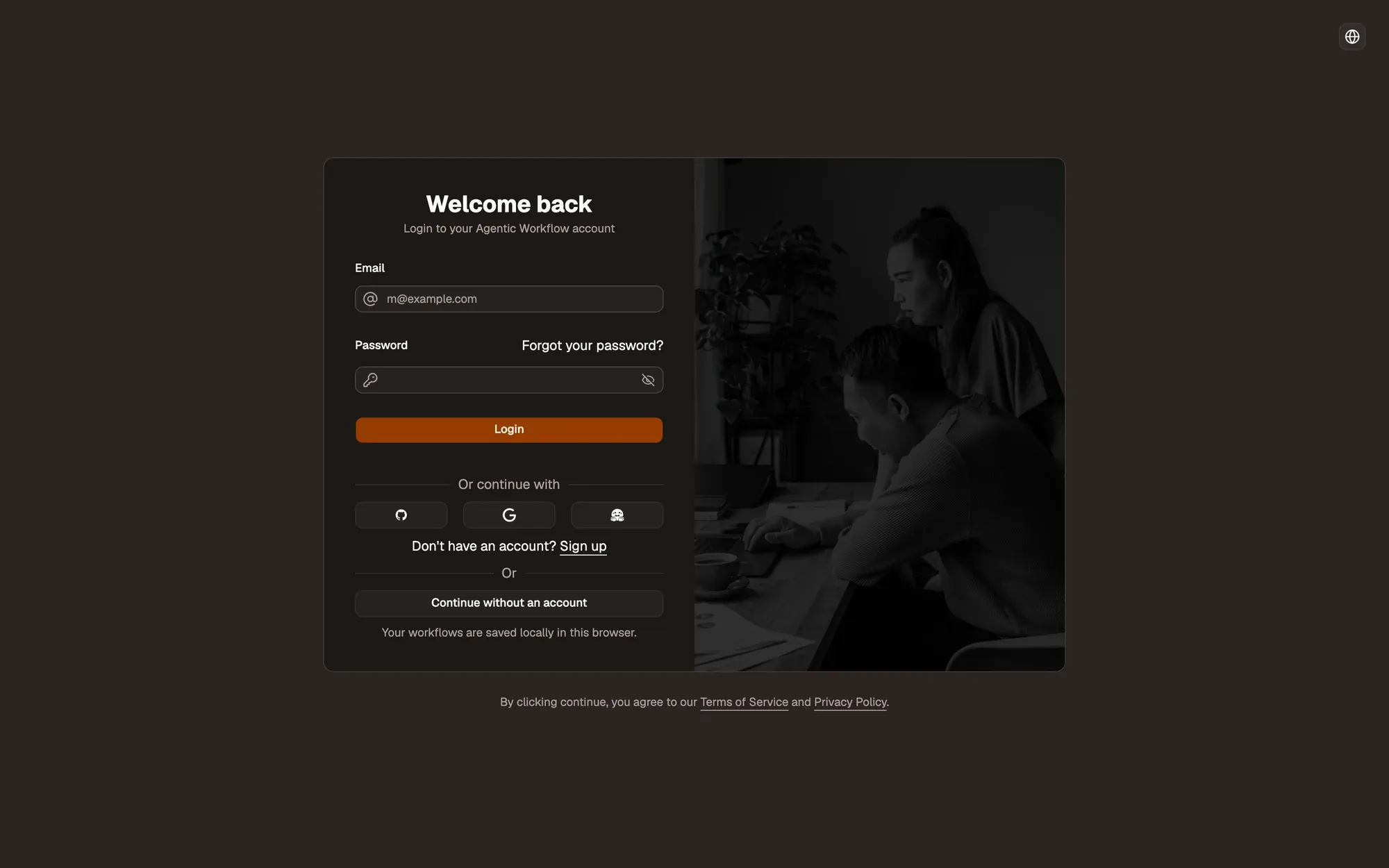 Step 1, close-up of the app: Forgot your password?, outlined.